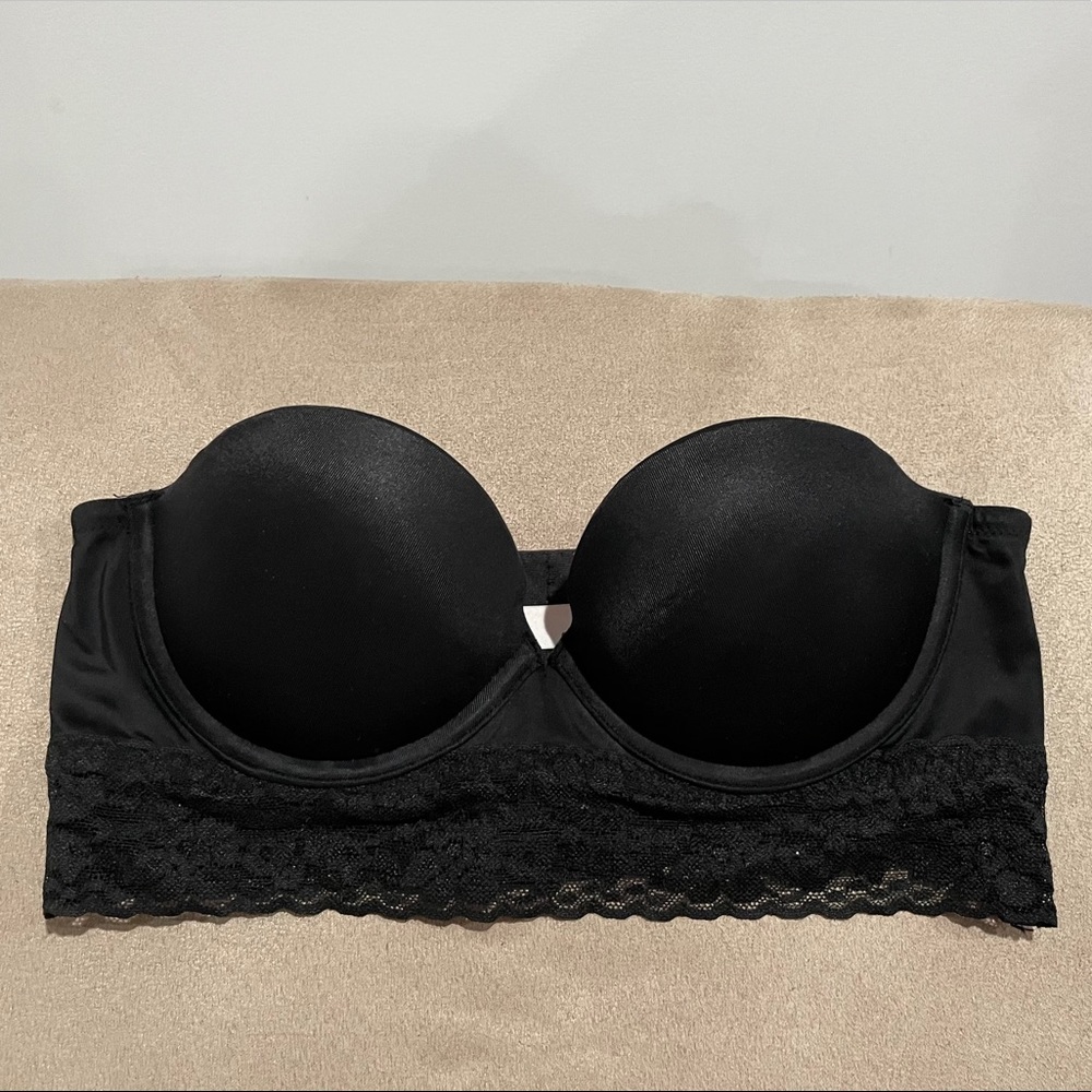 Strapless VS PINK bra